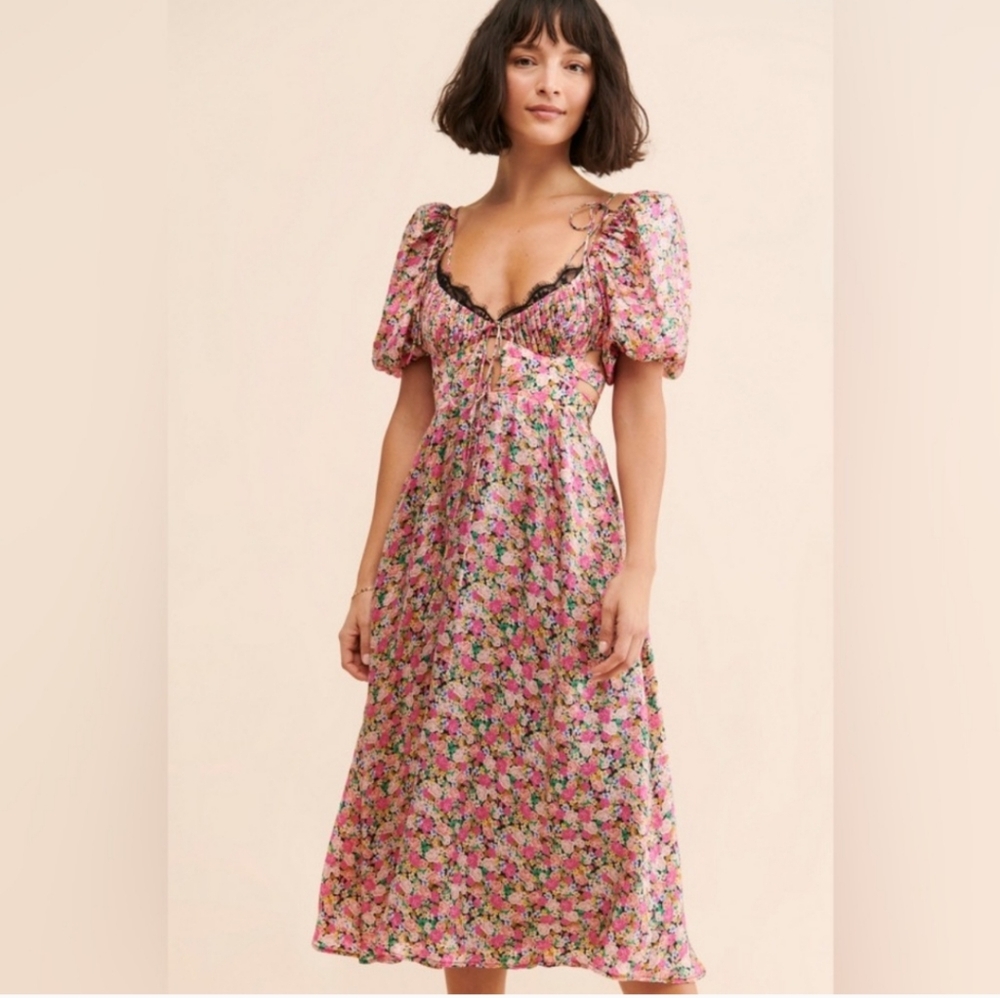🍋For Love & Lemons Isadora Midi Dress